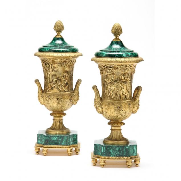 pair-of-gilt-bronze-malachite-urns-with-covers