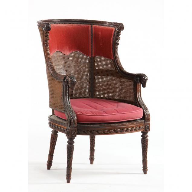 neoclassical-carved-barrel-back-chair