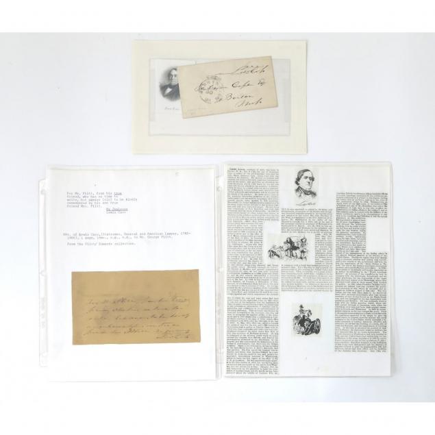 lewis-cass-1782-1866-franked-cover-and-autograph-note-signed