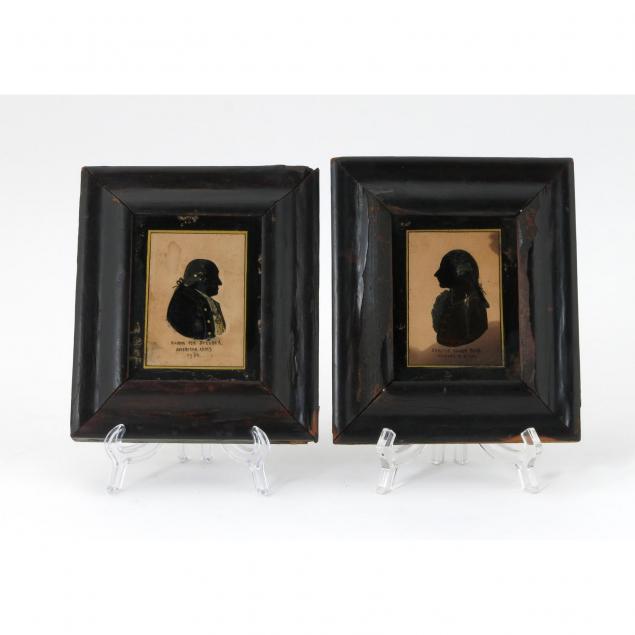 two-mid-19th-century-reverse-glass-silhouettes-of-patriots