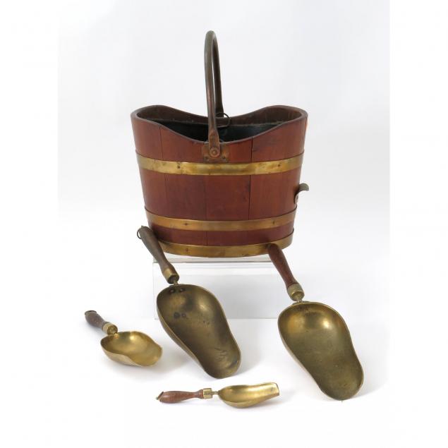 wooden-ash-bucket-with-four-brass-scoops