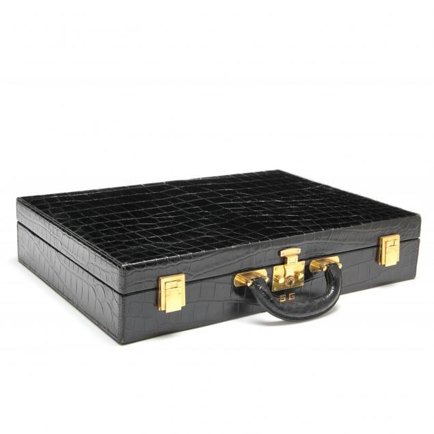 vintage-black-porosus-crocodile-briefcase-hermes