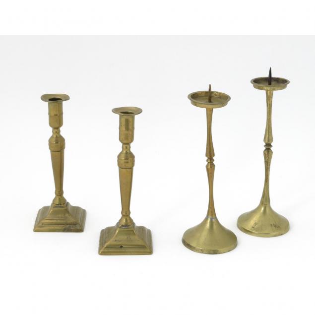 brass-candlesticks-and-prickets-a-pair-of-each