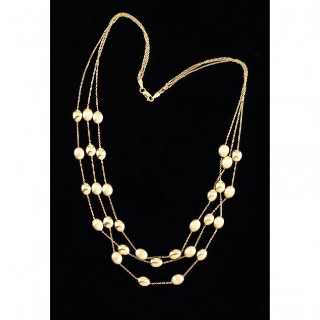 14kt-three-strand-gold-necklace