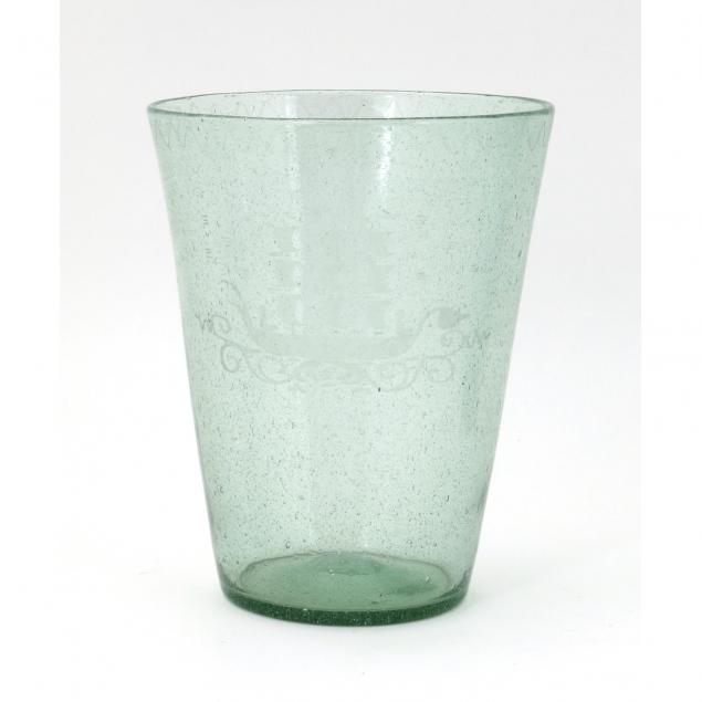 stiegel-style-engraved-glass-vase