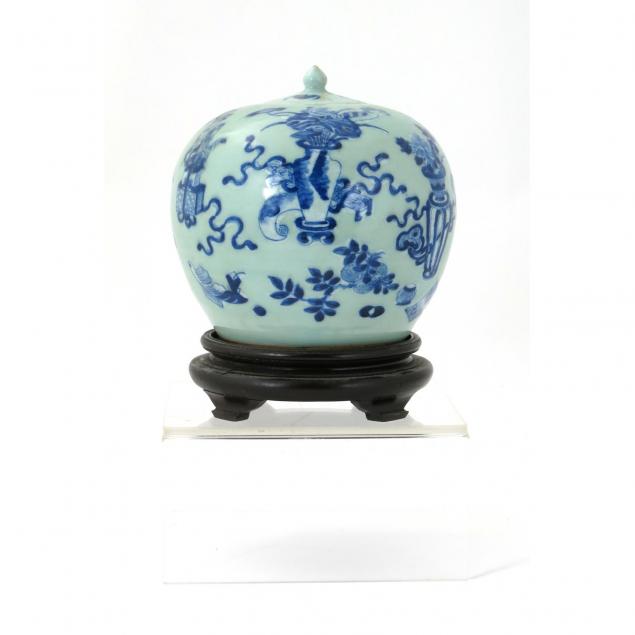 chinese-celadon-glaze-lidded-ginger-jar