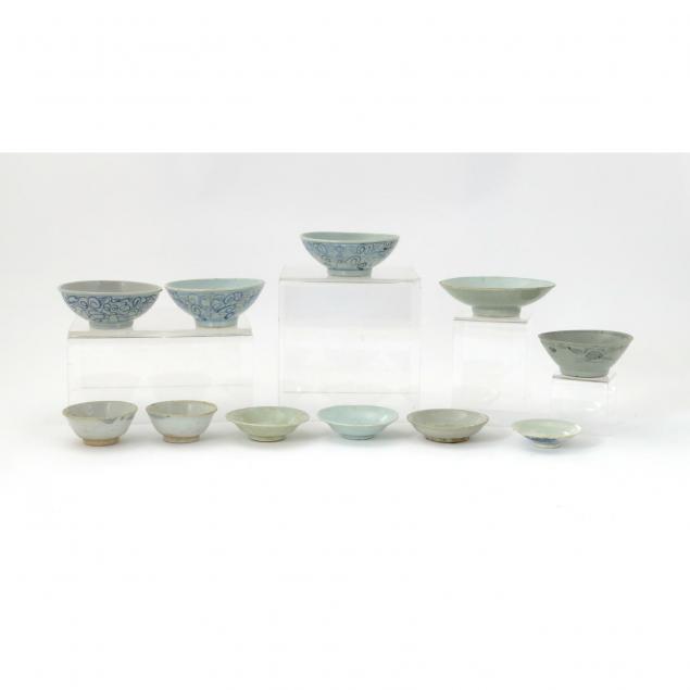 eleven-antique-korean-glazed-bowls