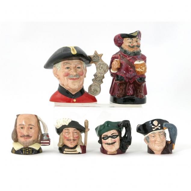 six-royal-doulton-character-mugs