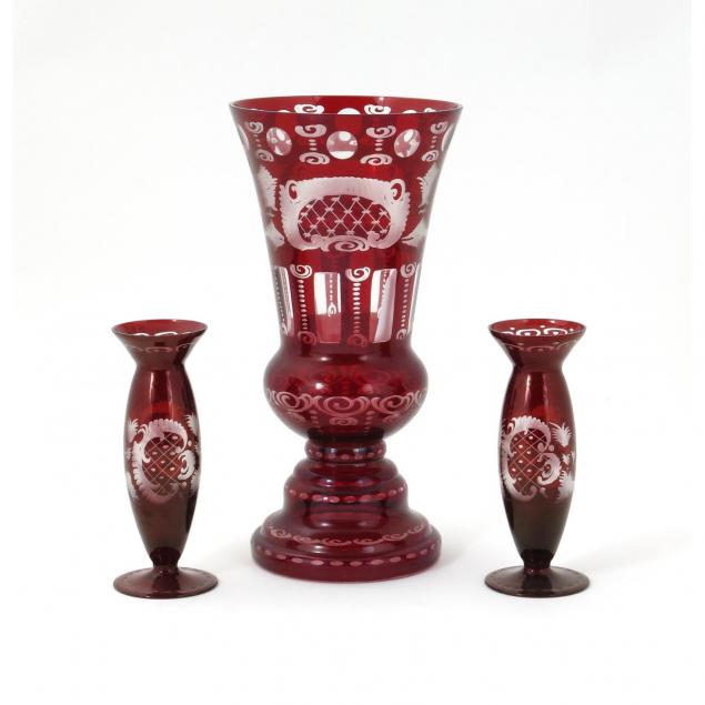 three-bohemian-glass-vases