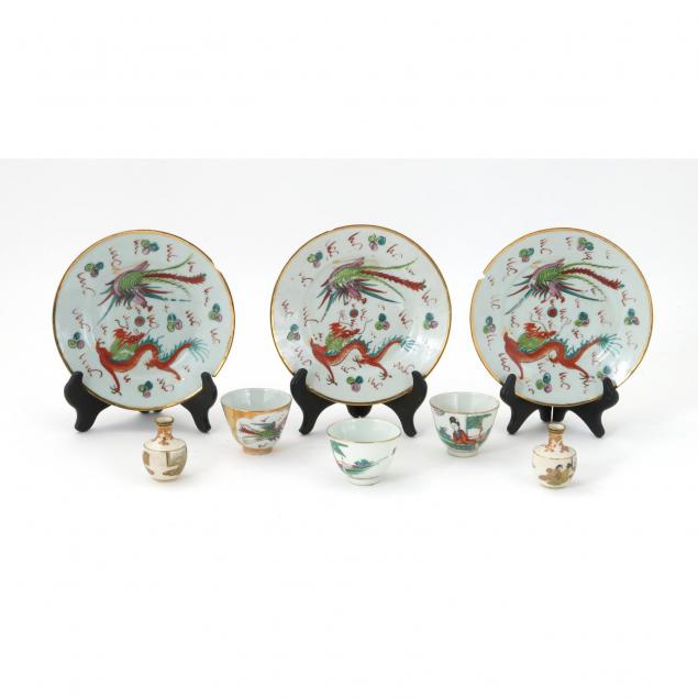 group-of-eight-20th-century-chinese-and-japanese-ceramics