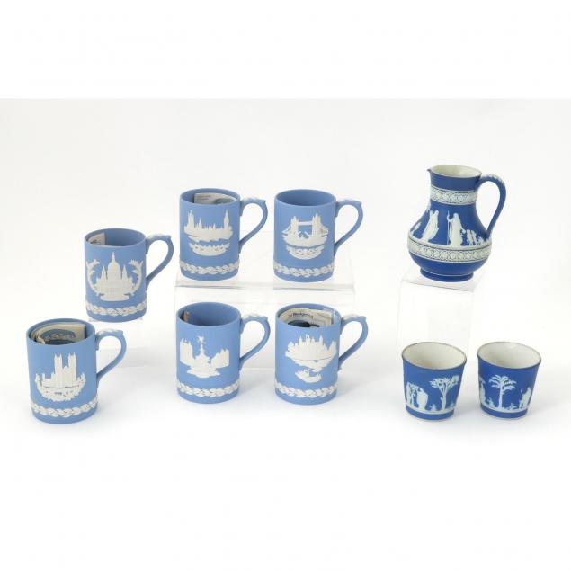 nine-pieces-of-wedgwood-blue-jasperware