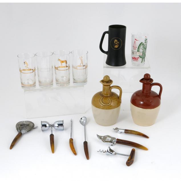 mid-century-bar-ware-grouping