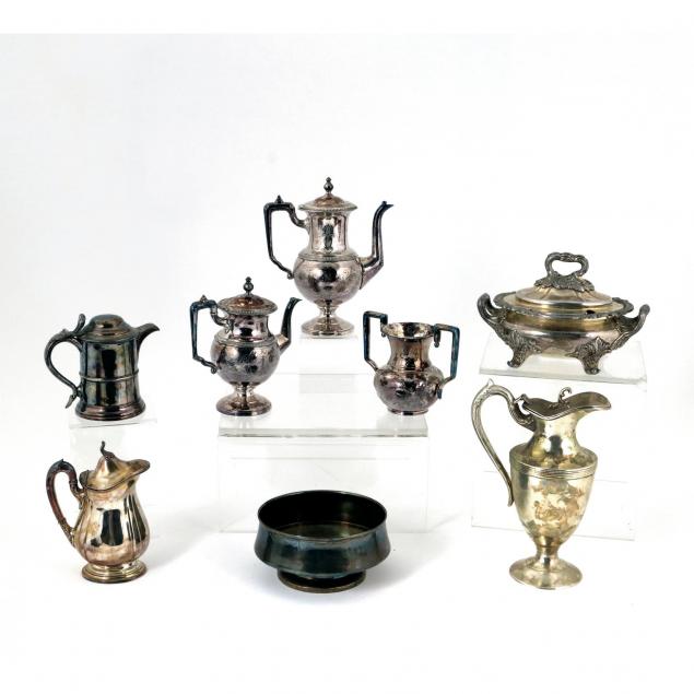 eight-silver-plate-serving-items