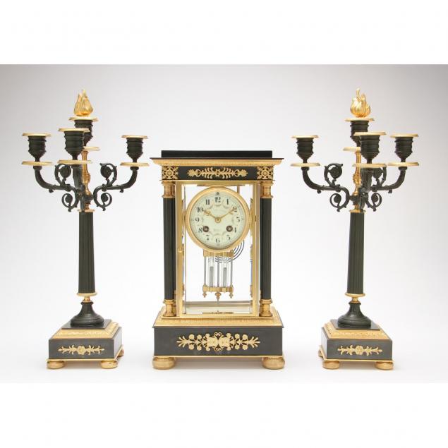 louis-xvi-style-french-clock-garniture-with-crystal-regulator