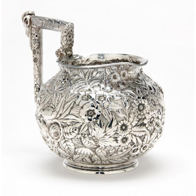 a-jacobi-co-sterling-silver-repousse-pitcher