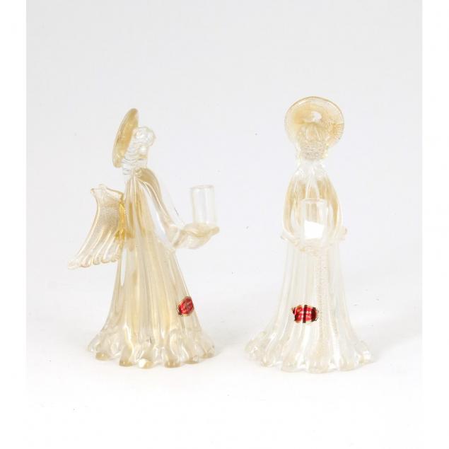 pair-of-murano-glass-angel-candlesticks