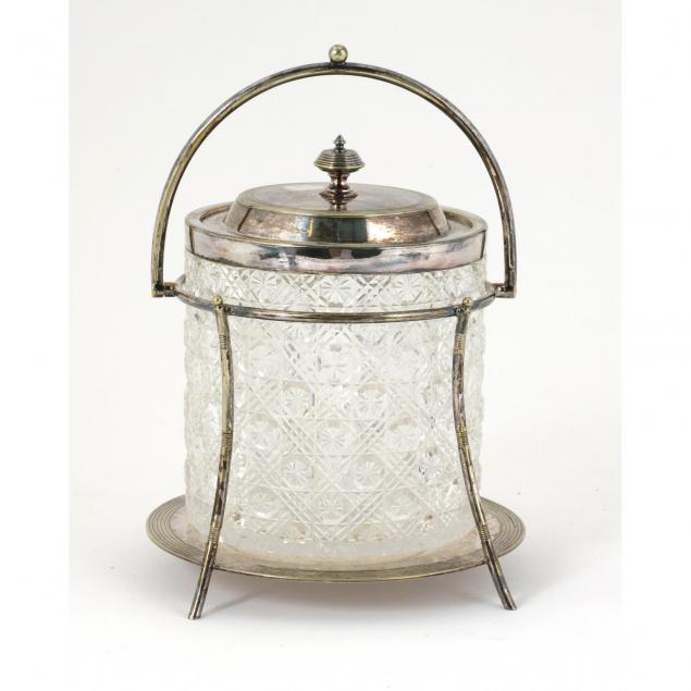 english-silverplate-and-glass-biscuit-jar