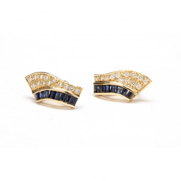14kt-sapphire-and-diamond-earrings