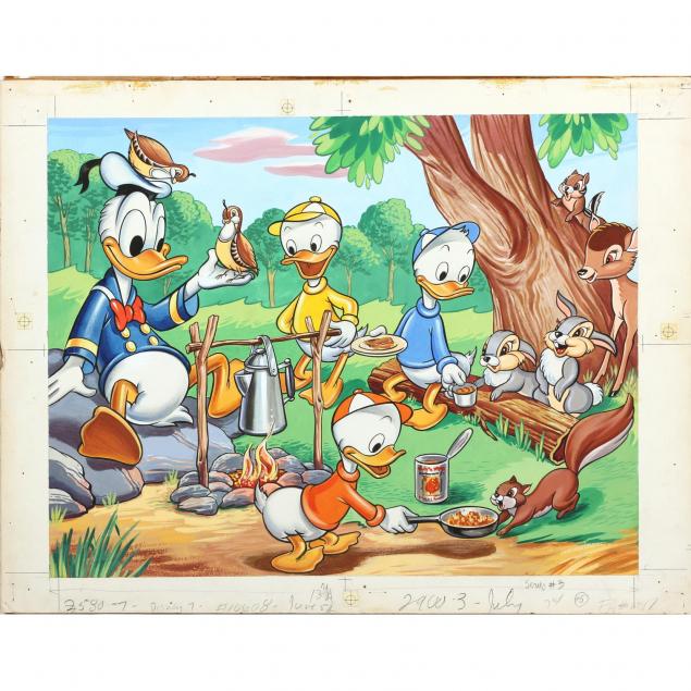 original-vintage-disney-illustration-featuring-donald-duck