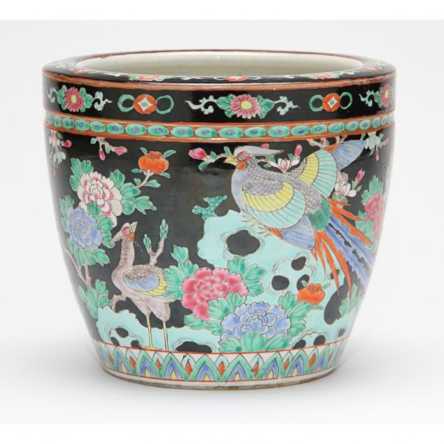 chinese-famille-noir-porcelain-jardiniere