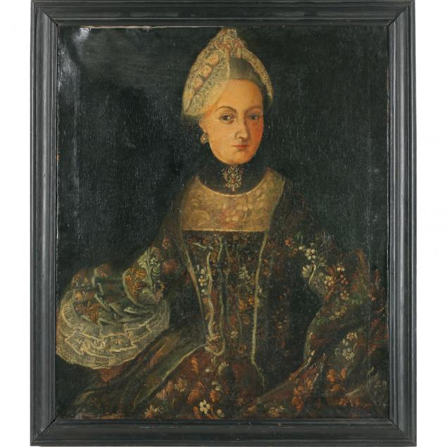 continental-school-portrait-of-a-woman-18th-century