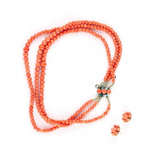 coral-necklace-and-coral-earrings