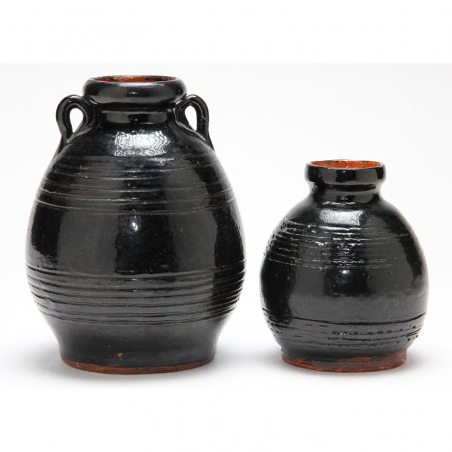 two-jugtown-black-oil-jars