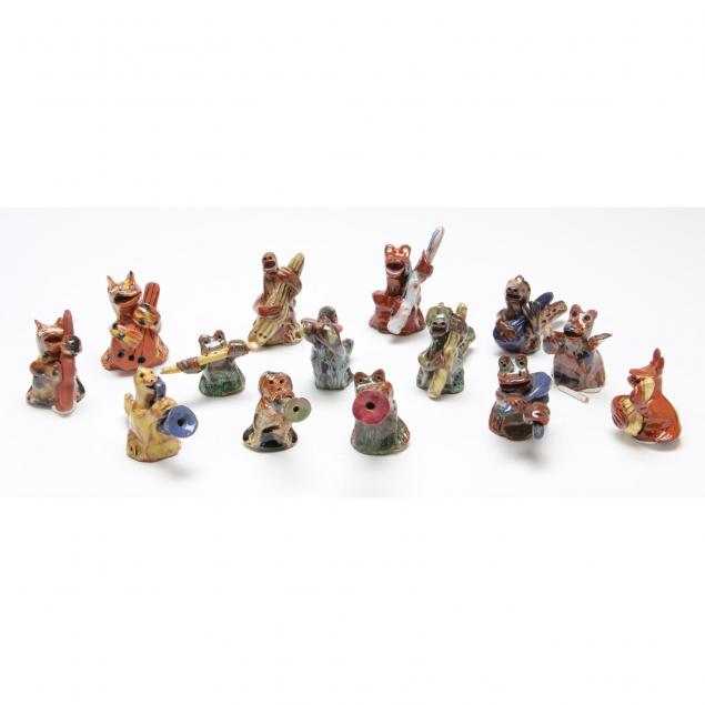 winfred-wimpy-cole-pottery-miniature-animal-band