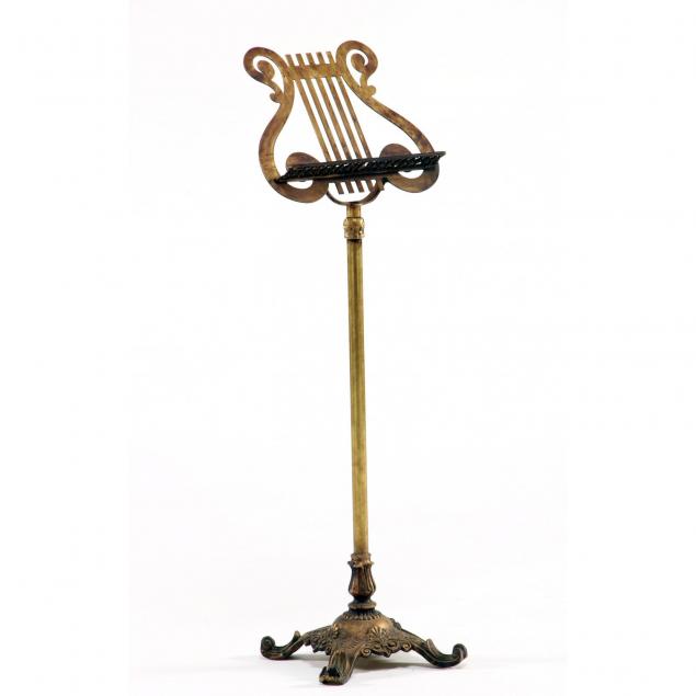 gilt-brass-adjustable-music-stand