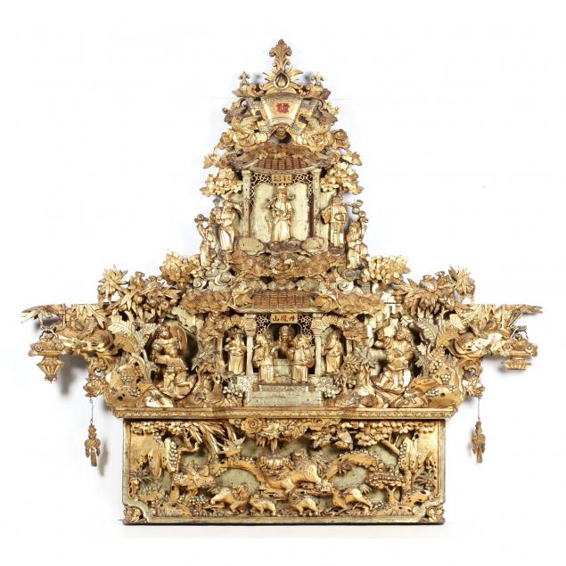 chinese-carved-giltwood-architectural-element