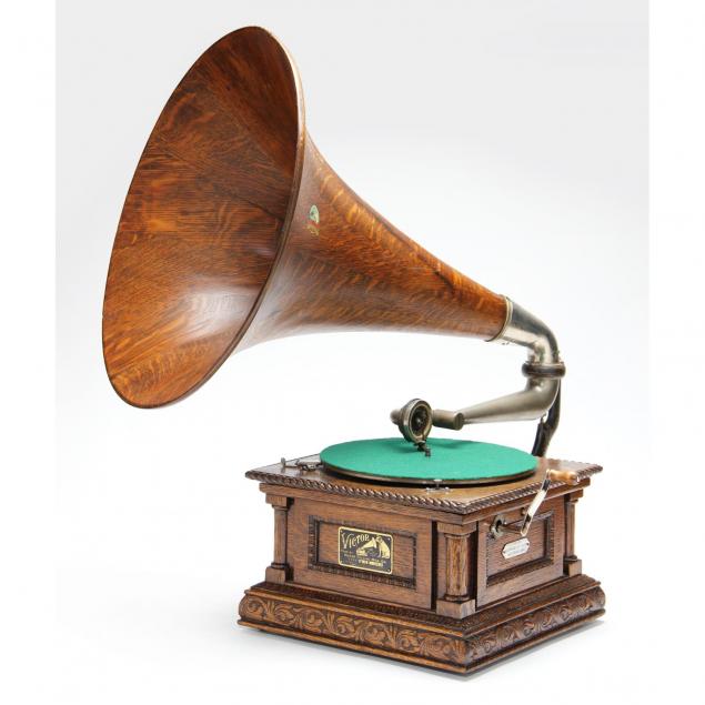 victor-monarch-special-wooden-horn-disc-phonograph