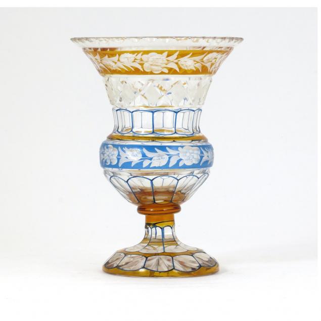 two-tone-cut-to-clear-glass-vase