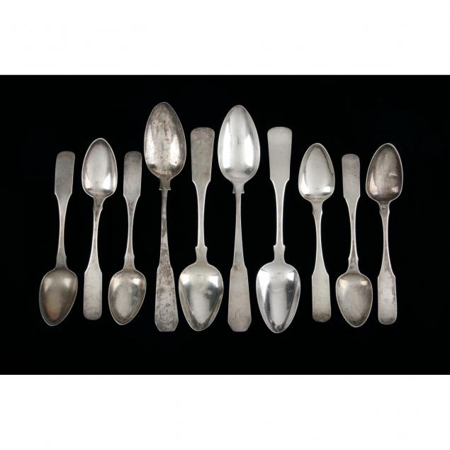 American Coin Silver Spoons (Lot 206 The Fall Catalogue AuctionSep 9