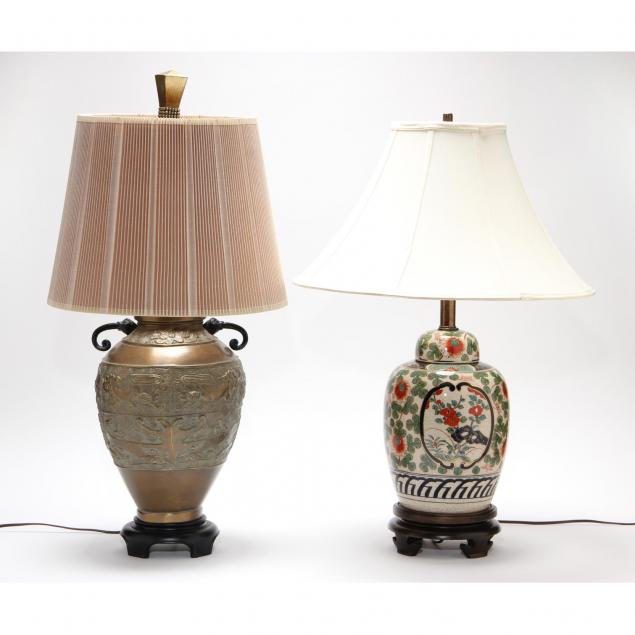 two-decorative-asian-table-lamps