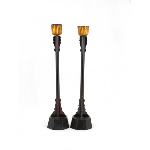 pair-of-chinese-lacquered-pricket-sticks