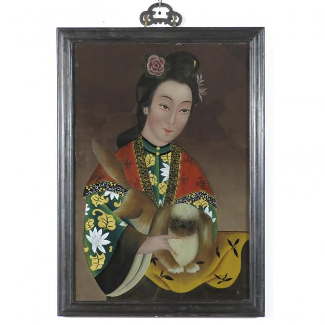 chinese-reverse-painting-with-pekingese-dog