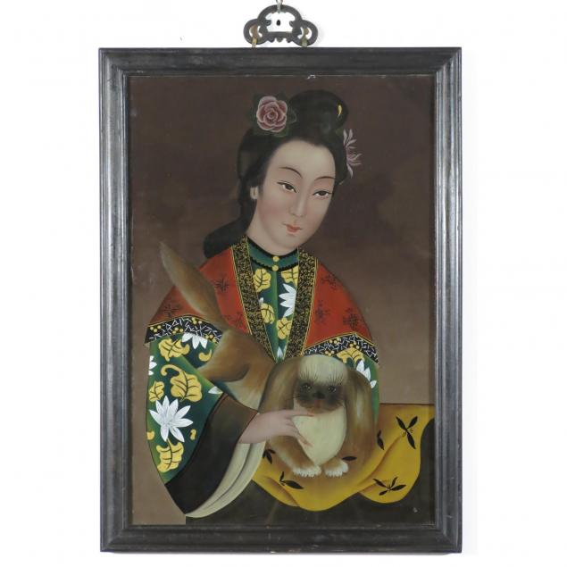 chinese-reverse-painting-with-pekingese-dog
