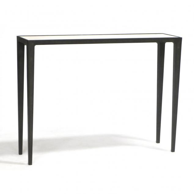 modernist-iron-and-travertine-console-table