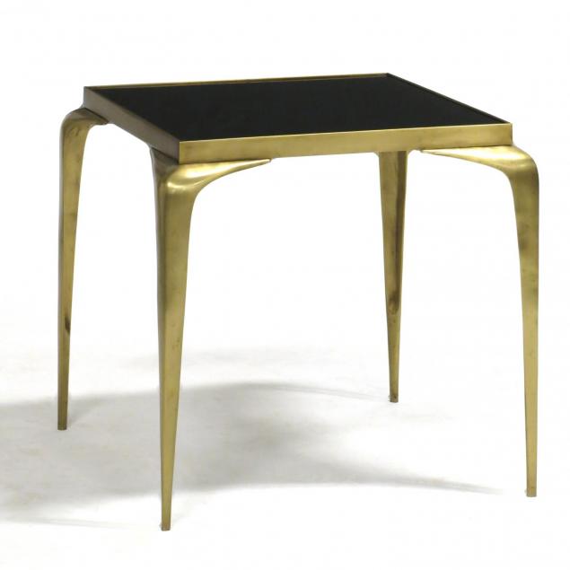 modernist-brass-side-table