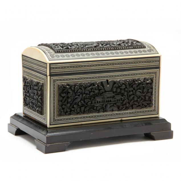 chinese-carved-hardwood-and-ivory-tea-caddy
