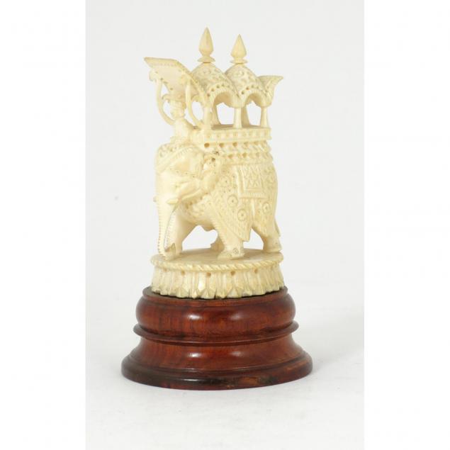 chinese-carved-ivory-elephant-okimono