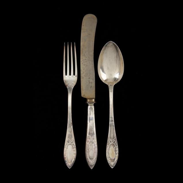 antique-german-800-silver-flatware-service