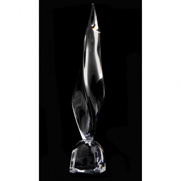 daum-crystal-flame-sculpture