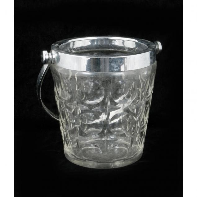 atomic-cut-glass-and-chrome-ice-bucket