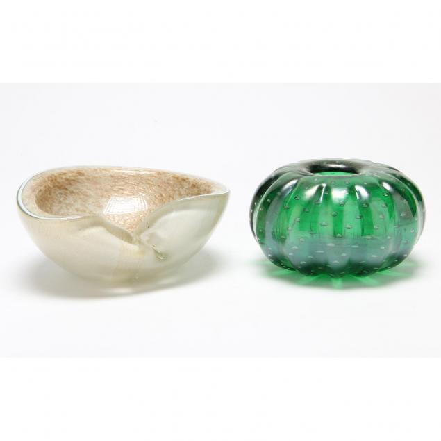 two-murano-glass-bowls