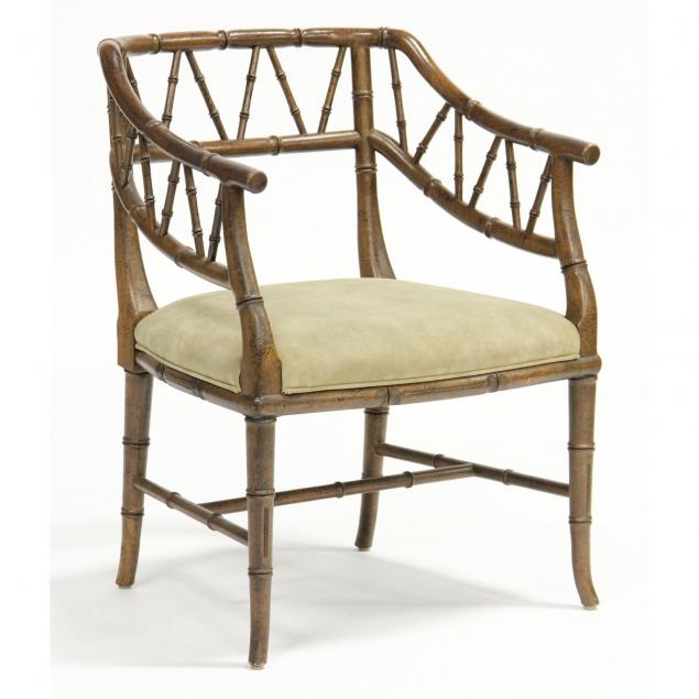 faux-bamboo-barrel-back-chair