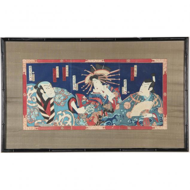 japanese-edo-period-actor-woodblock-print-triptych