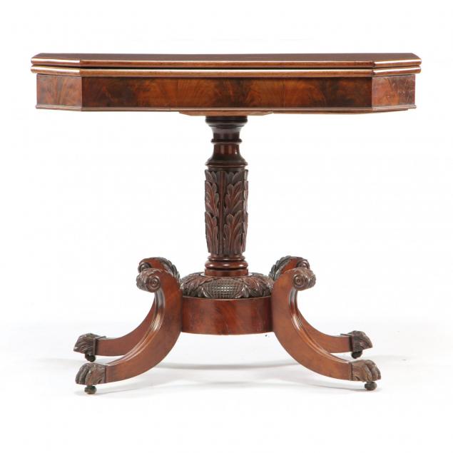 late-federal-carved-card-table
