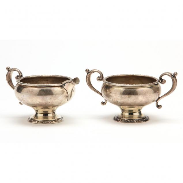 pair-of-talisman-rose-sterling-silver-sugar-creamer