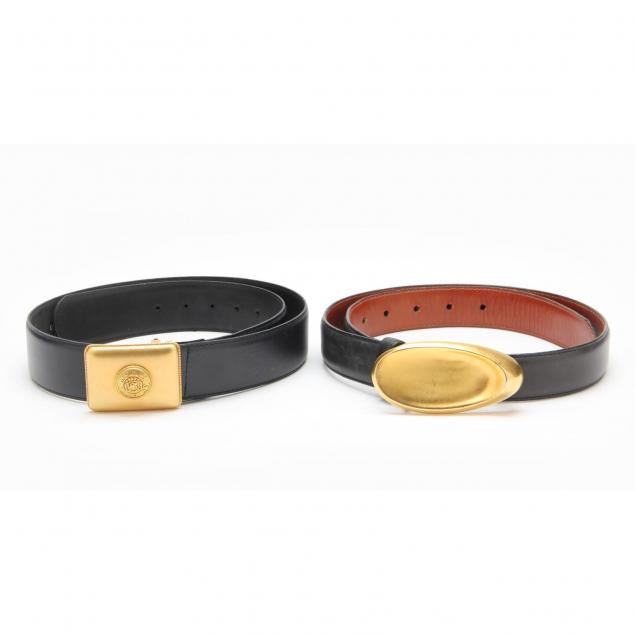 two-designer-belts